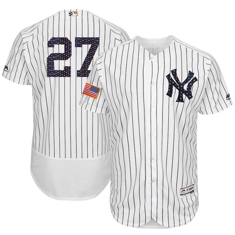 Giancarlo Stanton New York Yankees Majestic 2018 Stars & Stripes Flex Base Player Jersey
