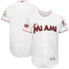 Miami Marlins Majestic 2018 Stars & Stripes Flex Base Team Jersey