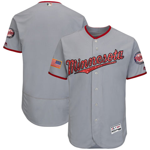Minnesota Twins Majestic 2018 Stars & Stripes Flex Base Team Jersey