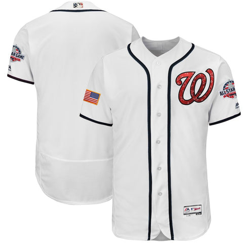 Washington Nationals Majestic 2018 Stars & Stripes Flex Base Team Jersey