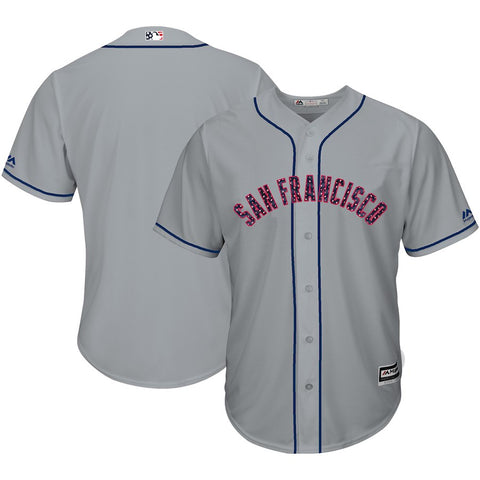 San Francisco Giants Majestic 2018 Stars & Stripes Cool Base Team Jersey