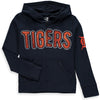 Detroit Tigers 5th & Ocean by New Era Girls Youth Brushed Sweater Knit Tri-Blend Full-Zip Hoodie
