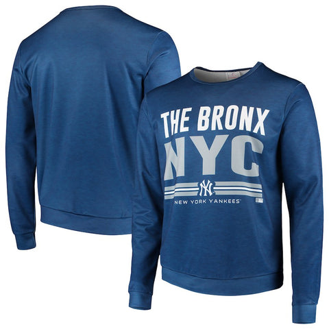 New York Yankees Localized Crew Neck Sweater - Navy