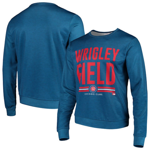 Chicago Cubs Localized Crew Neck Sweater - Blue