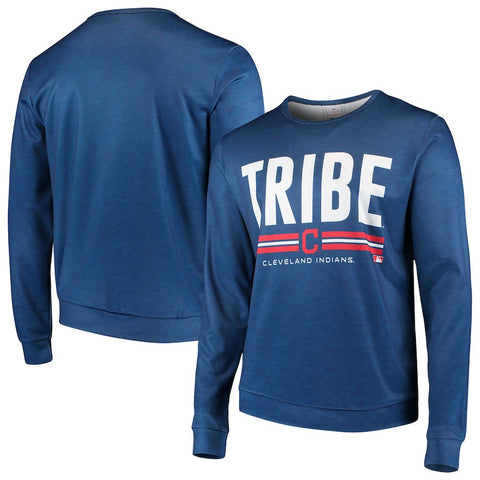 Cleveland Indians Localized Crew Neck Sweater - Navy