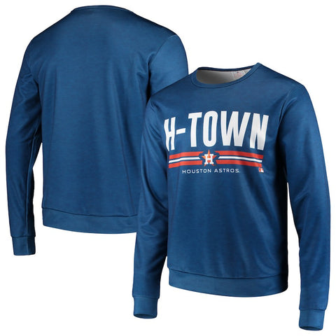 Houston Astros Localized Crew Neck Sweater - Navy