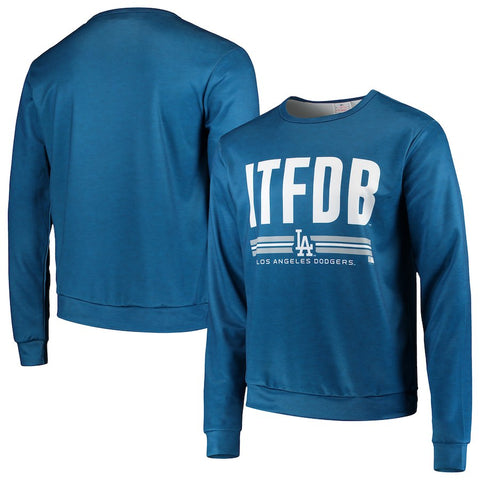 Los Angeles Dodgers Localized Crew Neck Sweater - Blue