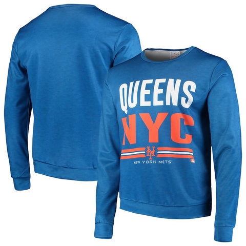 New York Mets Localized Crew Neck Sweater - Royal