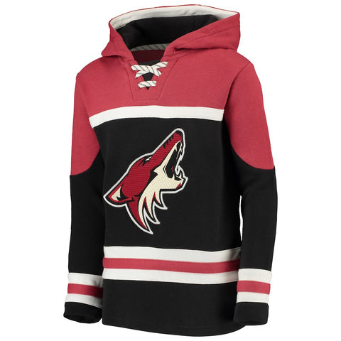 Arizona Coyotes Youth Asset Lace-Up Pullover Hoodie