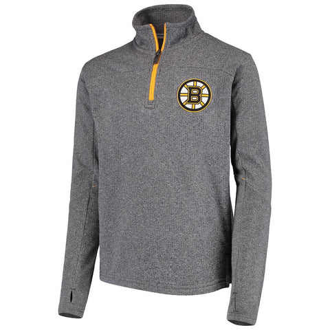 Boston Bruins Youth 1/4-Zip Pullover Sweatshirt