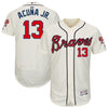 Ronald Acuña Jr. Atlanta Braves Majestic Home Authentic Collection Flex Base Player Jersey