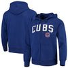 Chicago Cubs '47 Ovation Headline Full-Zip Raglan Hoodie