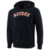 Houston Astros '47 Ovation Headline Full-Zip Raglan Hoodie