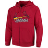 St. Louis Cardinals '47 Ovation Headline Full-Zip Raglan Hoodie