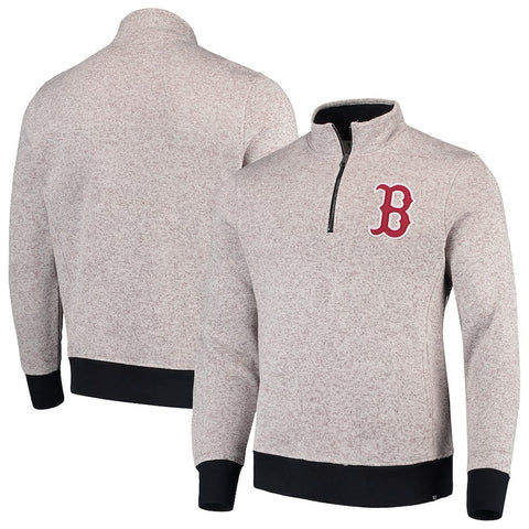 Boston Red Sox '47 Team Kodiak Quarter-Zip Pullover Jacket