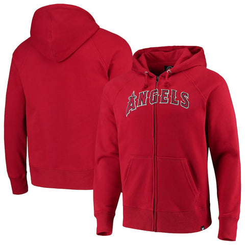 Los Angeles Angels '47 Ovation Headline Full-Zip Raglan Hoodie
