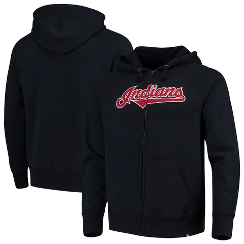 Cleveland Indians '47 Ovation Headline Full-Zip Raglan Hoodie