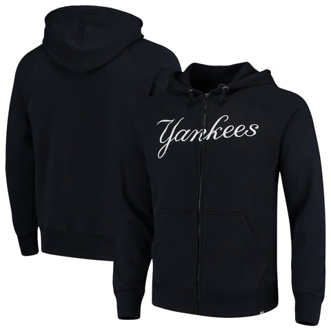New York Yankees '47 Ovation Headline Full-Zip Raglan Hoodie