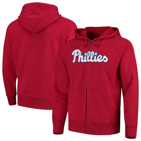 Philadelphia Phillies '47 Ovation Headline Full-Zip Raglan Hoodie