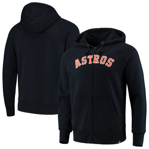 Houston Astros '47 Ovation Headline Full-Zip Raglan Hoodie