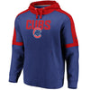 Chicago Cubs   Iconic Fleece Pullover Hoodie - Royal/Red