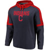 Cleveland Indians   Iconic Fleece Pullover Hoodie - Navy/Red