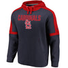 St. Louis Cardinals   Iconic Fleece Pullover Hoodie - Navy/Red