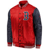 Boston Red Sox   Iconic Satin Jacket - Red/Navy