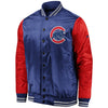Chicago Cubs   Iconic Satin Jacket - Royal/Red