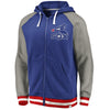 Chicago White Sox   True Classics Stripe Full-Zip Fleece Hoodie - Royal