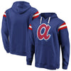 Atlanta Braves   True Classics Striped Fleece Pullover Hoodie
