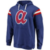 Atlanta Braves   True Classics Striped Fleece Pullover Hoodie