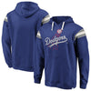 Los Angeles Dodgers   True Classics Striped Fleece Pullover Hoodie