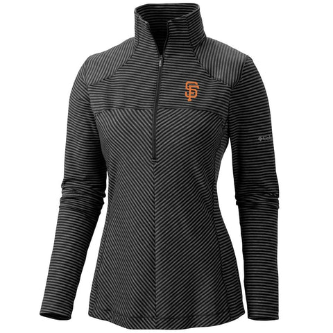 San Francisco Giants Columbia Women's Layer First Omni-Wick Quarter-Zip Jacket
