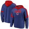 Chicago Cubs   Iconic Fleece Pullover Hoodie - Royal/Red