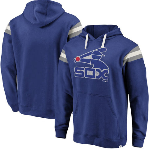 Chicago White Sox   True Classics Striped Fleece Pullover Hoodie