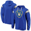 Milwaukee Brewers   True Classics Striped Fleece Pullover Hoodie