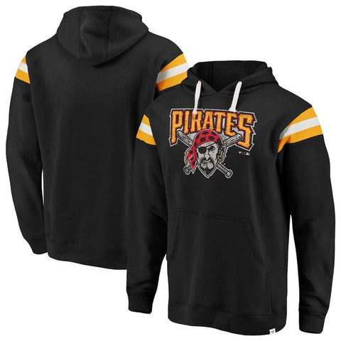 Pittsburgh Pirates   True Classics Striped Fleece Pullover Hoodie