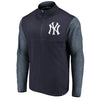 New York Yankees   Big & Tall Synthetic Made to Move 1/4-Zip Jacket - Navy
