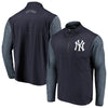 New York Yankees   Big & Tall Synthetic Made to Move 1/4-Zip Jacket - Navy