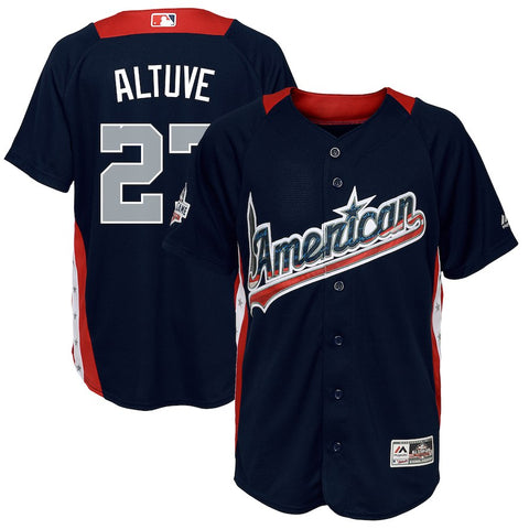 Jose Altuve American League Majestic Youth 2018 MLB All-Star Game Home Run Derby Player Jersey