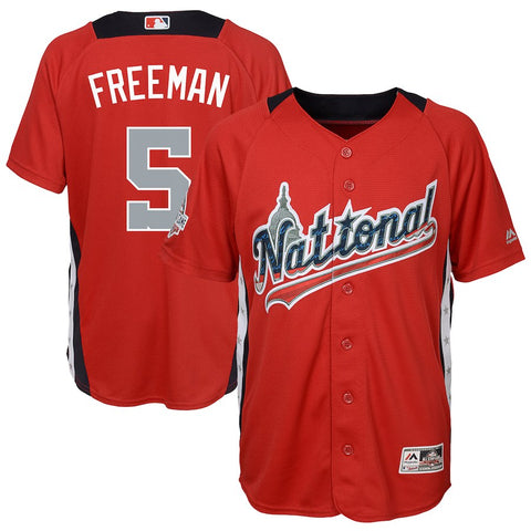 Freddie Freeman National League Majestic Youth 2018 MLB All-Star Game Home Run Derby Player Jersey