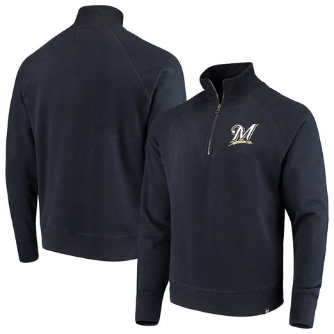 Milwaukee Brewers '47 MLB Headline Quarter-Zip Pullover Jacket