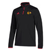 Chicago Blackhawks climalite Quarter-Zip Pullover Jacket - Black