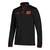 Calgary Flames climalite Quarter-Zip Pullover Jacket - Black
