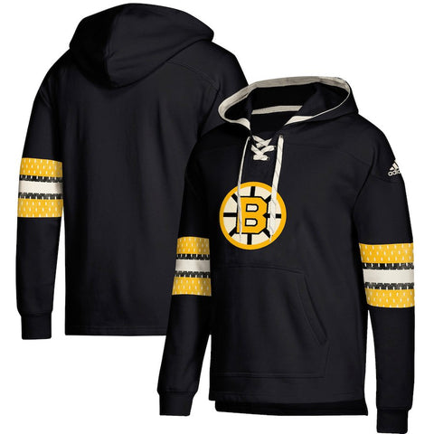 Boston Bruins Jersey Lace-Up Pullover Hoodie