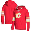 Calgary Flames Jersey Lace-Up Pullover Hoodie