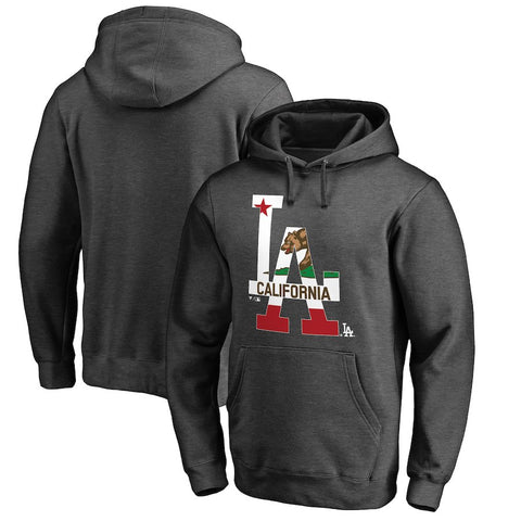 Los Angeles Dodgers   Big & Tall Cali Flag Hometown Collection Pullover Hoodie