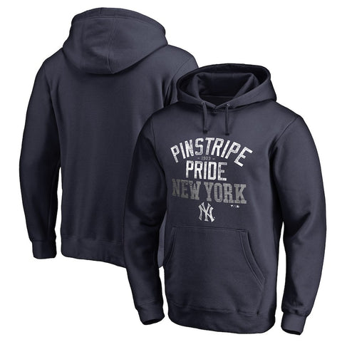 New York Yankees   Big & Tall Pinstripe Pride Hometown Collection Pullover Hoodie