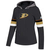 Anaheim Ducks Women's Crewdie Pullover Hoodie - Black